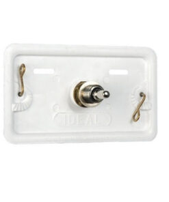 TAPA PVC BOTON CROMO (1248) IDEAL