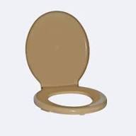 ASIENTO INODORO  (AI09MTZ)  OVAL UNIVERSAL INYECTADO ARENA MTZ
