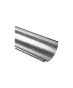 CANALETA CHAPA GALVANIZADA  (70002GD)  MEDIA CAÑA 15 CM X 2 MT N° 30  GD
