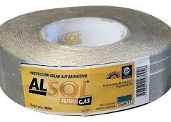 CINTA ALUMINIZADA AUTOADHESIVA X 40 MTS  (2063)  FUSIOGAS