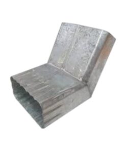 CODO PLANO FACETADO CANALETA CHAPA  (20205GD)  2 X 4 A 45 N° 30  GD