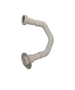 DESCARGA PVC FLEXIBLE LAVATORIO  (PTE40114B)  1 1/4 X 40 BLANCA  TG