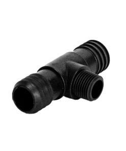 ENCHUFE DOBLE TEE MACHO  (EDTM10D)  3/4 X 1/2  DOSOS