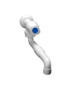 CANILLA PARED  (10323)  1 AGUA "S" VOLANTE CORONA  GINYPLAS