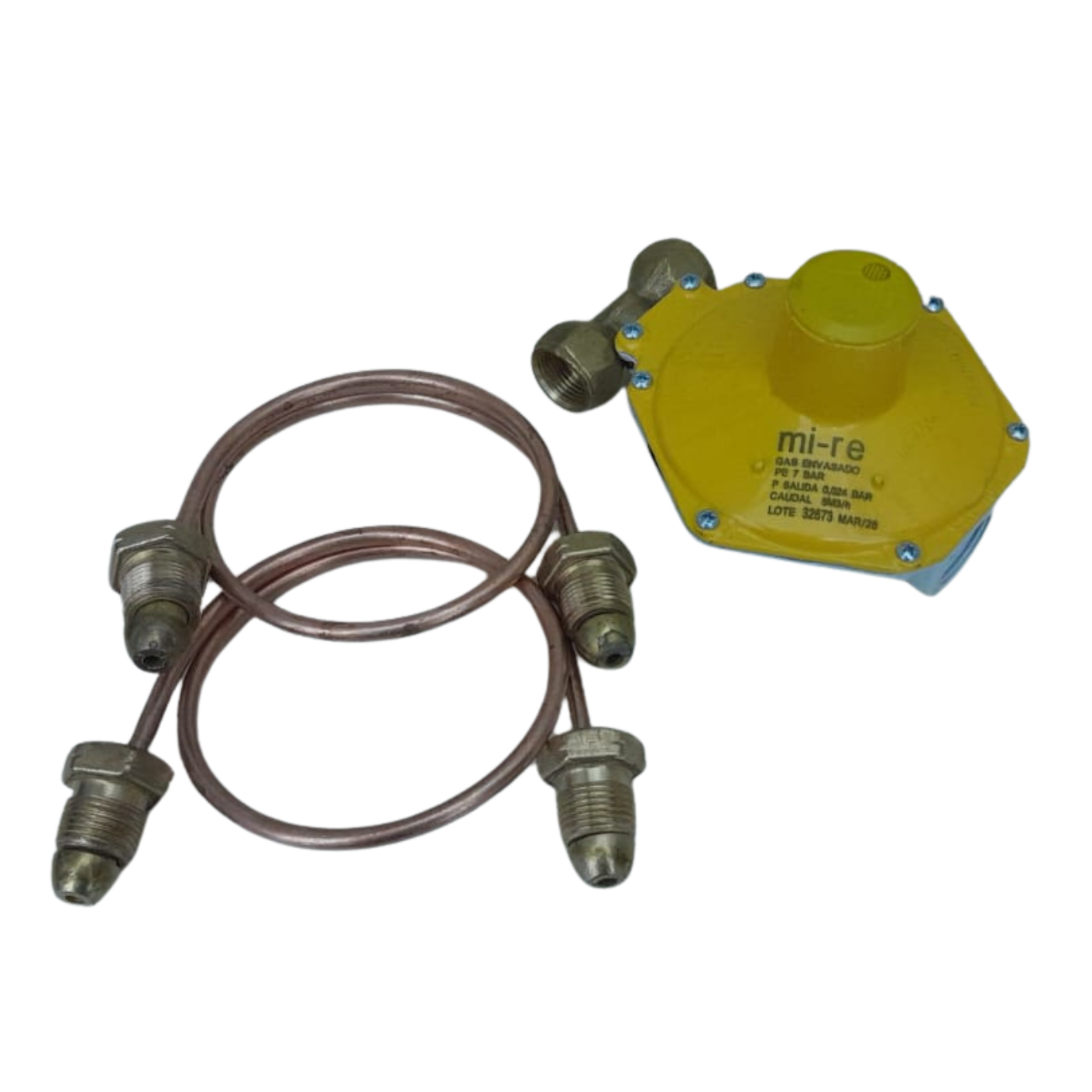 REGULADOR TUBO (RT02MR) 45K 2 FLEXIBLES MI RE