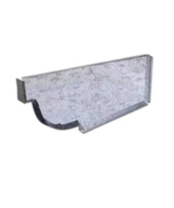 TAPA CANALETA CHAPA GALVANIZADA  (4200GD)  DOBLE EMBUDO MOLDURA 15 N° 30  GD