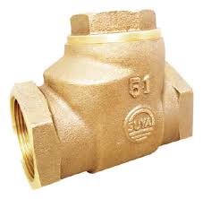 VALVULA RETENCION BRONCE  (VRB310CO)  HORIZONTAL 2 51" A 45°  COHUI"