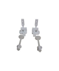 HERRAJE ASIENTO INODORO  (R-VT-HNY)  NYLON  "X PAR"  TG