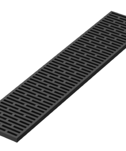 REJILLA CANALETA PISO  (RPN50WP)  NEGRA 10 X 50  WP