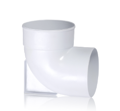CODO PVC  (CP11CO)  110 A 90 MH CON BASE  TRAPANI