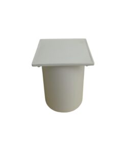 PORTARREJA  (4027)  LISO Ø 110 TAPA PVC 12 X 12 AWADUCT