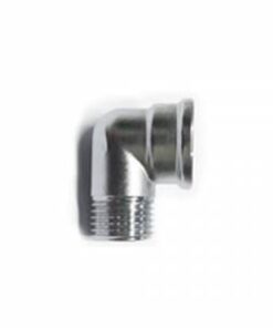 CODO BRONCE CROMADO (7007) 1/2 A 90 M H  ALARSA