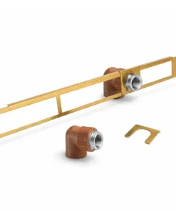 CONJUNTO CODO PLACA 90 CM FUSION  (4081)  1/2 HEMBRA METALICA  H3