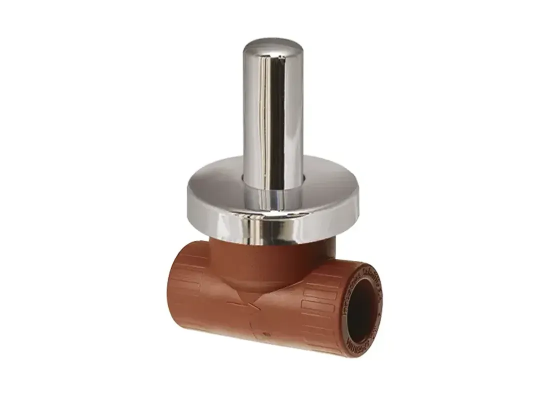 LLAVE PASO FUSION AGUA (6301) 1/2 CON CAPUCHON Y ROSETA H3
