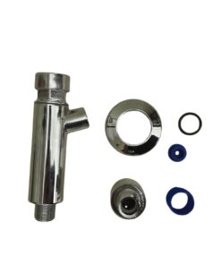 TEMPORIZADOR PARED PLASTICO CROMO  (K190227)  TG