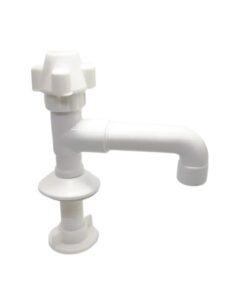 CANILLA LAVATORIO PVC  (10301)  VOLANTE COPA  GINYPLAS