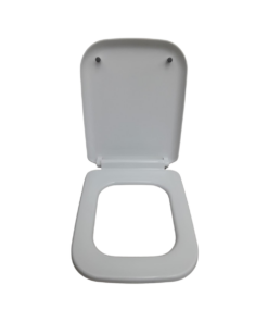 ASIENTO INODORO INYECTADO  (VT-TU-LTP)  RECTANGULAR CIERRE SUAVE TUCSON   TG